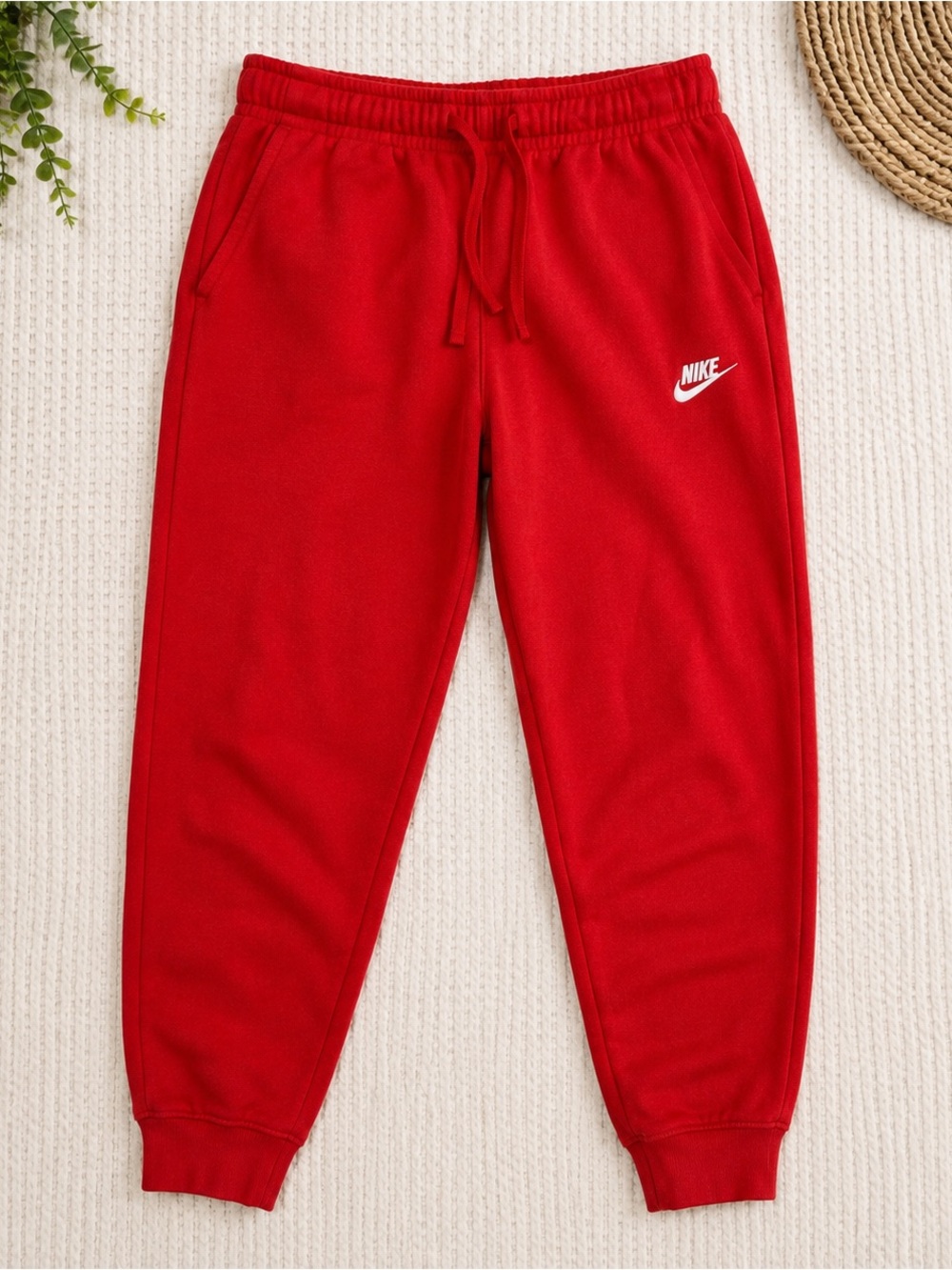 Nike Sportswear Club Fleece Joggers Red Men’s Large